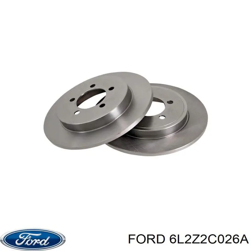 Купити 6L2Z2C026A Ford Диск заднього гальма