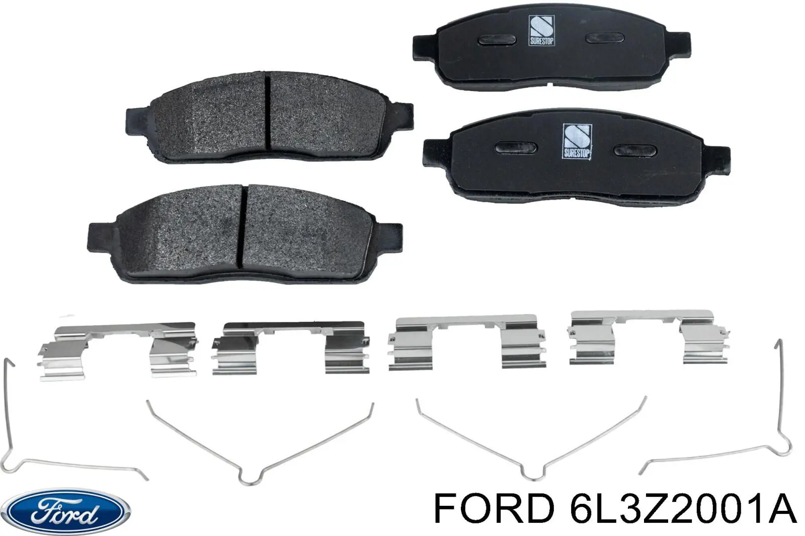 Купити 5L3Z2001A Ford Колодки гальмівні передні, дискові