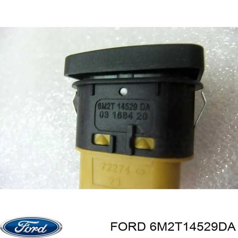 Кнопка вмикання двигуна склопідіймача передня права 6M2T14529DA Ford