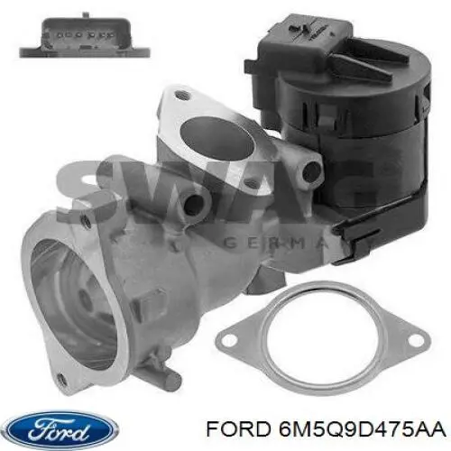 Клапан EGR Ford 6M5Q9D475AA ціна, від 51.35 USD