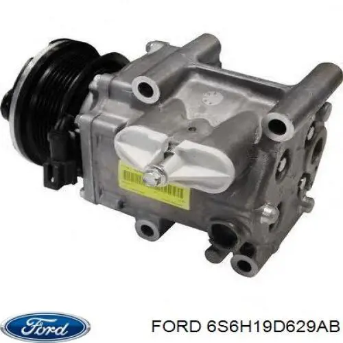 Компресор кондиціонера 6S6H19D629AB Ford