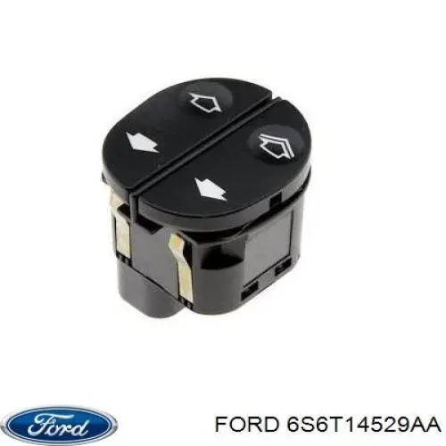 Кнопка вмикання двигуна склопідіймача передня ліва 6S6T14529AA Ford
