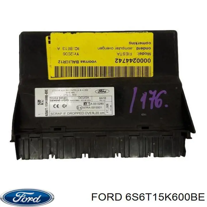6S6T15K600BE Ford 