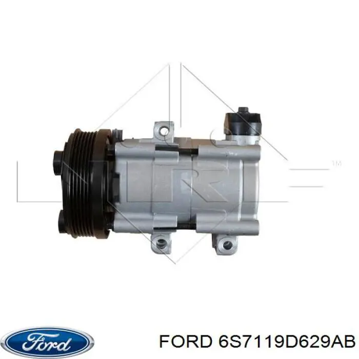 Компресор системи кондиціювання Ford 6S7119D629AB ціна, від 66.67 USD