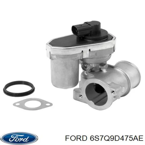 Клапан EGR, рециркуляції газів 6S7Q9D475AE Ford