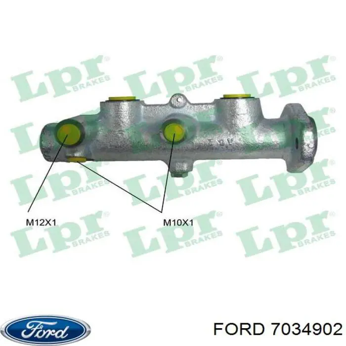 Циліндр головний гальма (Гідротормоз) Ford 7034902 ціна, від 35.45 USD