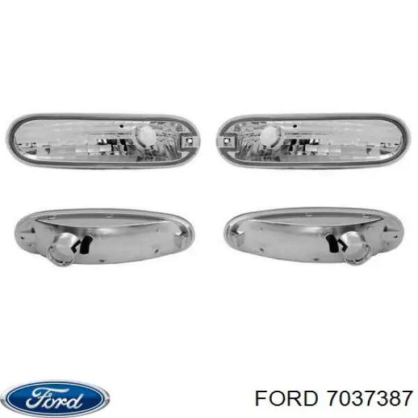 Вказівник повороту лівий 7037387 Ford