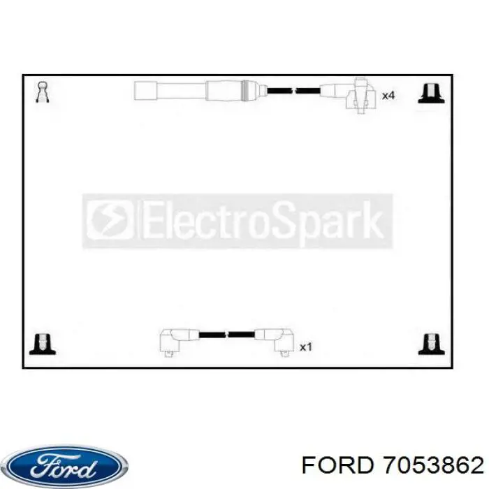 Дроти запалювання Ford 7053862 ціна, від 22.79 USD