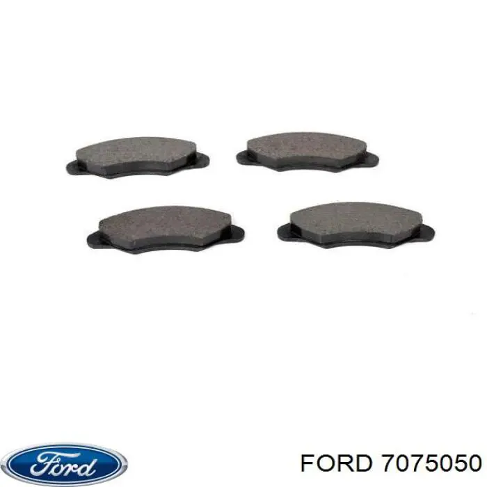 7075050 Ford колодки гальмівні передні, дискові