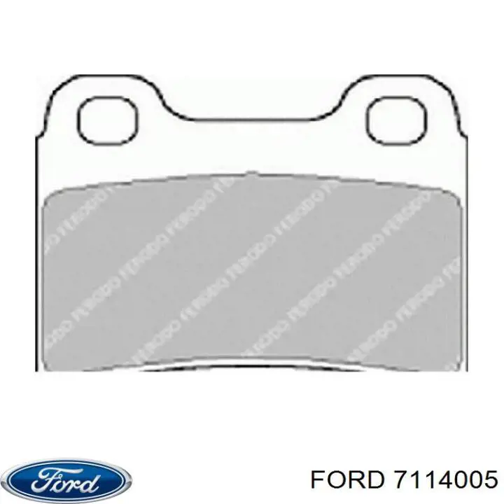 Задні гальмівні колодки Ford 7114005 ціна, від 10.55 USD