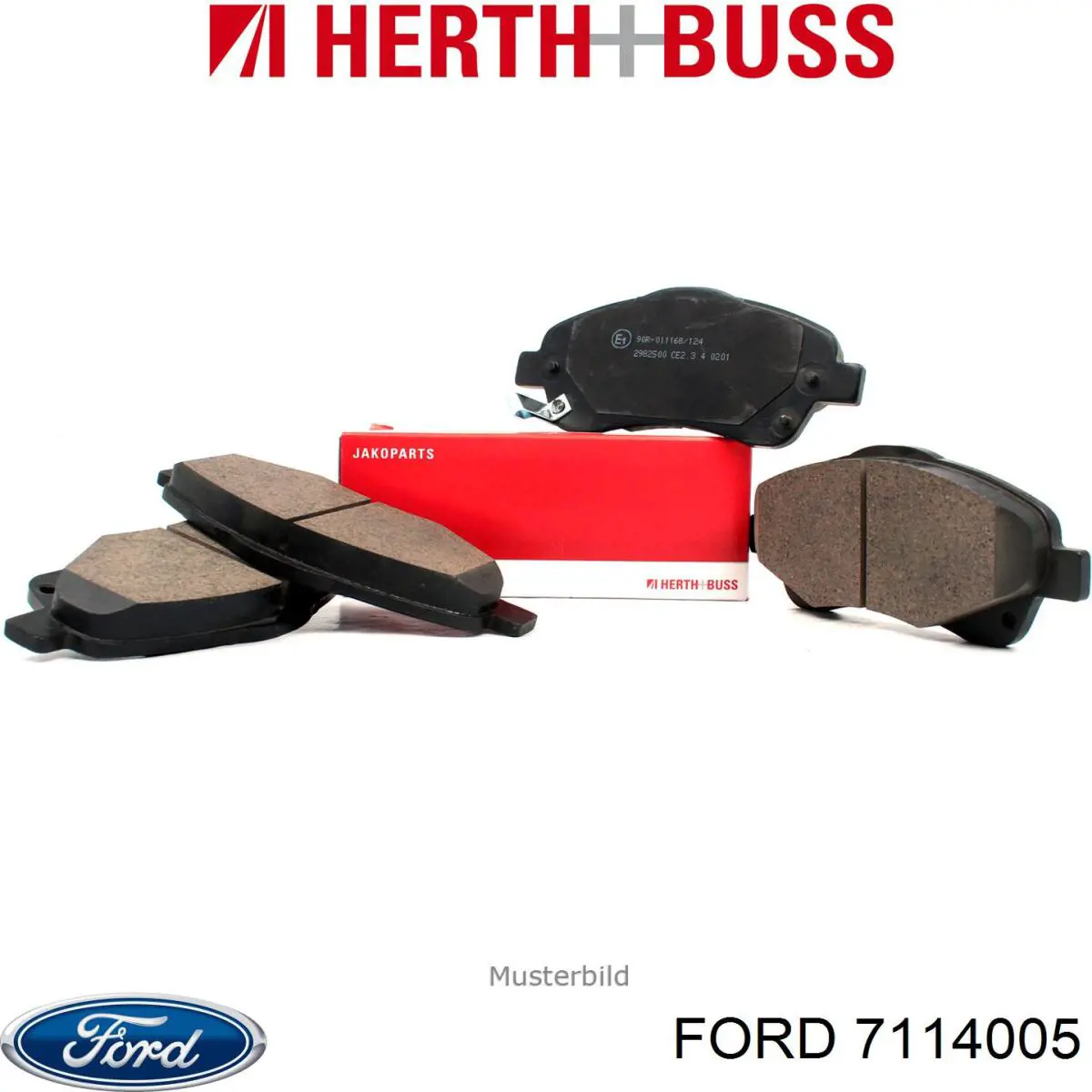 Задні дискові колодки Ford 7114005