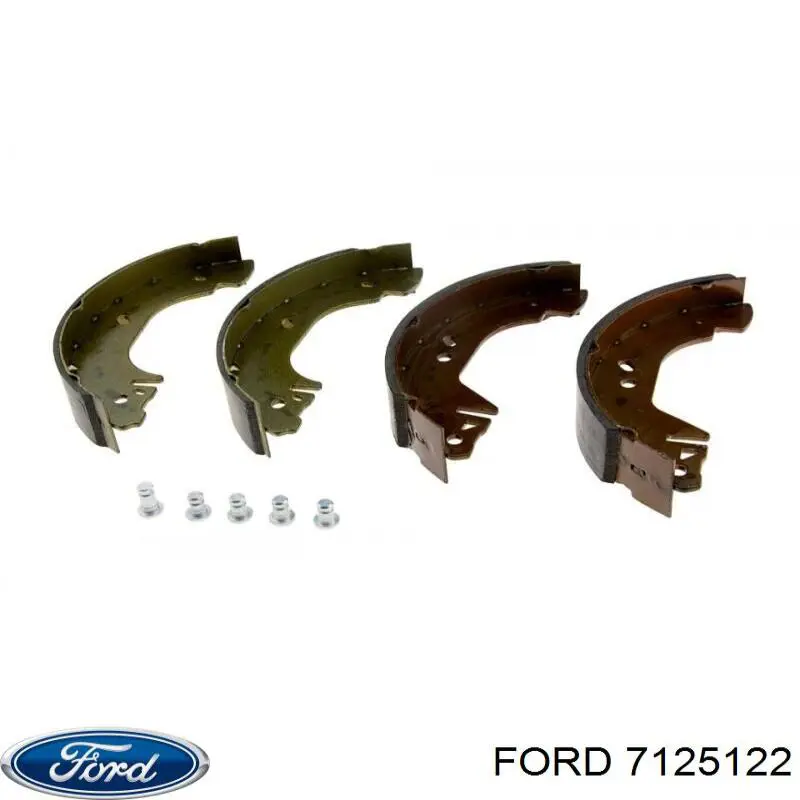 Купити 7125122 Ford Колодки гальмові задні, барабанні