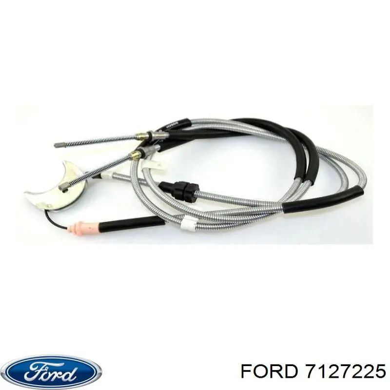 Трос ручного гальма задній, правий/лівий Ford Fiesta 3 (GFJ) (Форд Фієста)