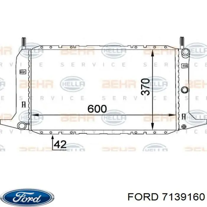 Купити 7139160 Ford Радіатор двигуна