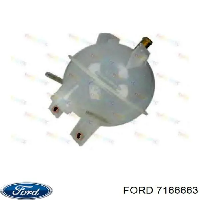 Бачок системи охолодження двигуна розширювальний Ford 7166663 ціна, від 21.25 USD