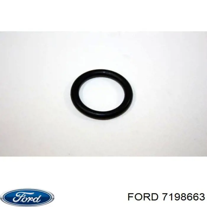 7198663 Ford прокладка фланця (трійника системи охолодження)