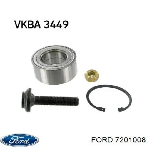 Підшипник маточини передньої 7201008 Ford