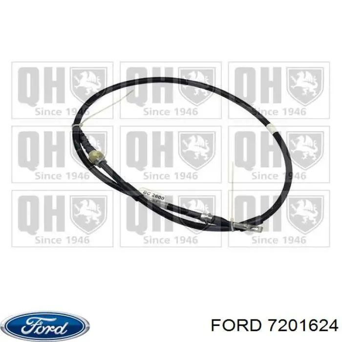 Купити 7201624 Ford Трос ручного гальма задній, правий/лівий