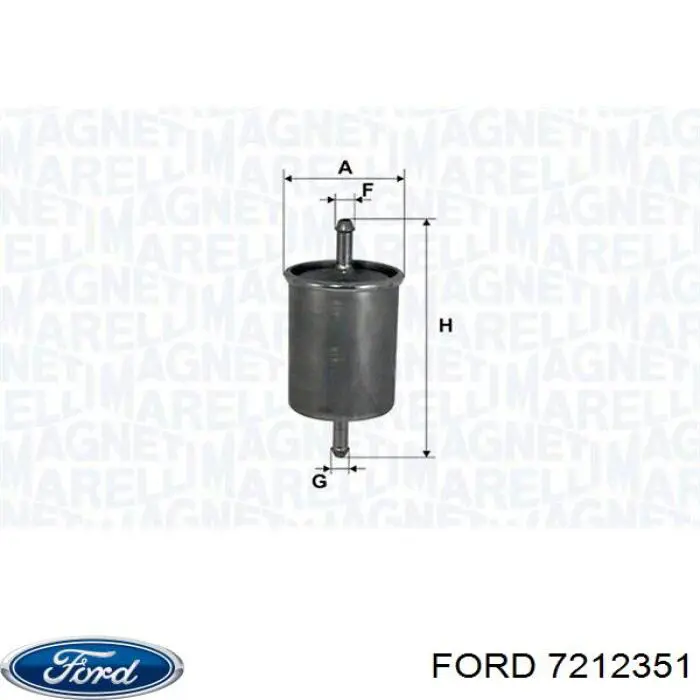 Фільтр тонкого очищення палива Ford 7212351 ціна, від 5.76 USD