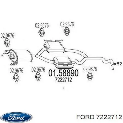  Ford 7222712 ціна, від 110.81 USD