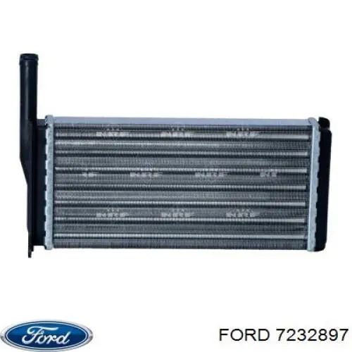 7232897 Ford радіатор пічки (обігрівача)