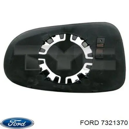 Дзеркальний елемент правого дзеркала заднього виду Ford 7321370 ціна, від 6.75 USD