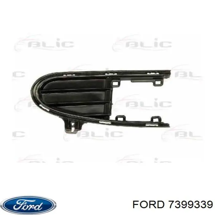 Решітка переднього бампера, центральна 7399339 Ford