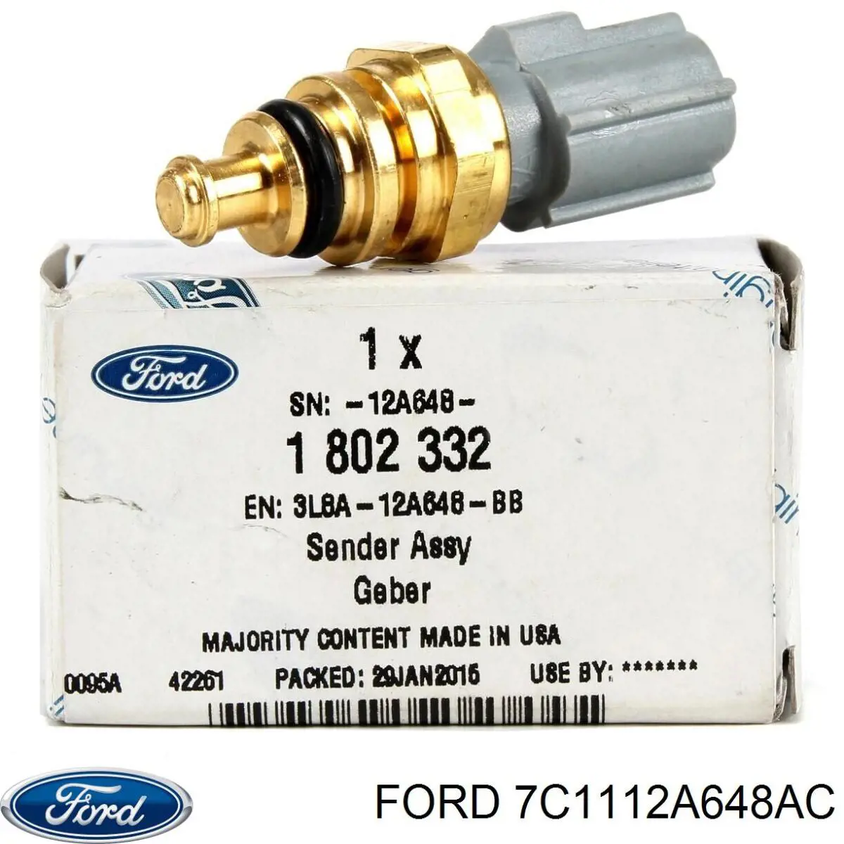Термодатчик охолоджуючої рідини Ford 7C1112A648AC ціна, від 4.81 USD