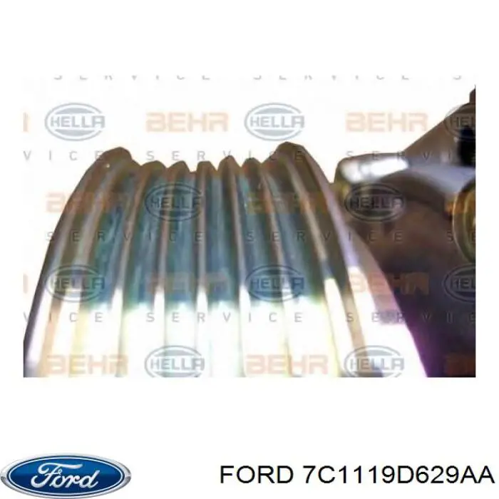 Компресор кондиціонера SD7V161067F Sanden