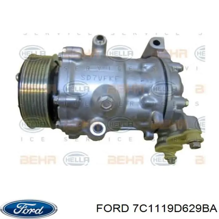 Компресор кондиціонера 2308196 Ford