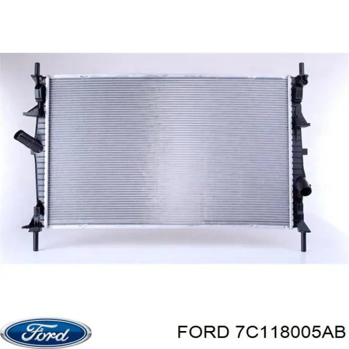 Радіатор основний Ford 7C118005AB ціна, від 116.25 USD