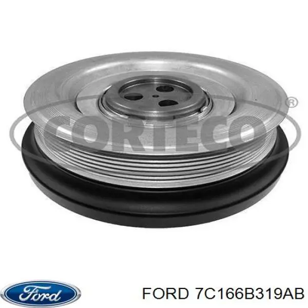 Купити 7C166B319AB Ford Шків колінчастого вала