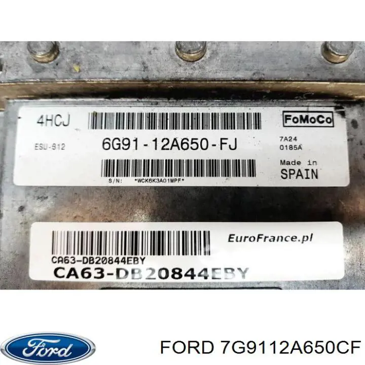  7G9112A650CF Ford