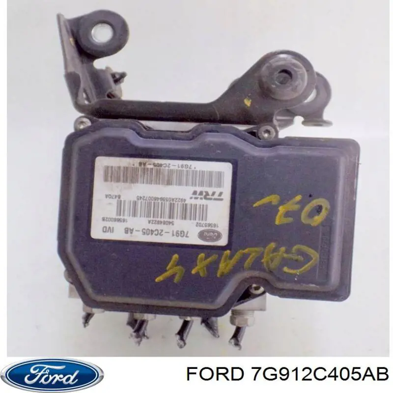 7G912C405AB Ford блок керування абс (abs)