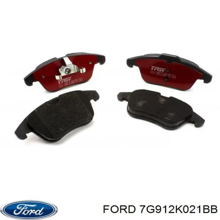 Купити 7G912K021BB Ford Колодки гальмівні передні, дискові