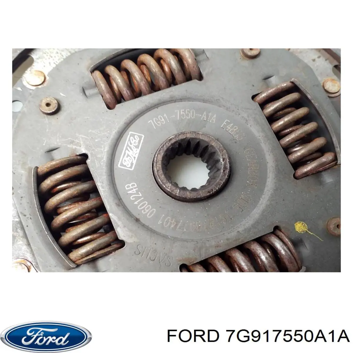 Диск зчеплення XS417550C1B Ford