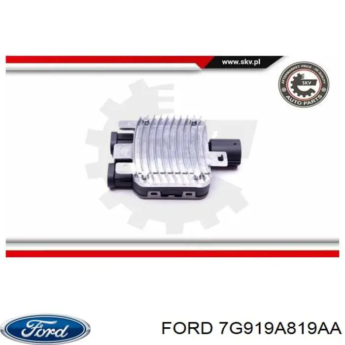 Регулятор оборотів вентилятора, блок управління Ford 7G919A819AA ціна, від 36.06 USD