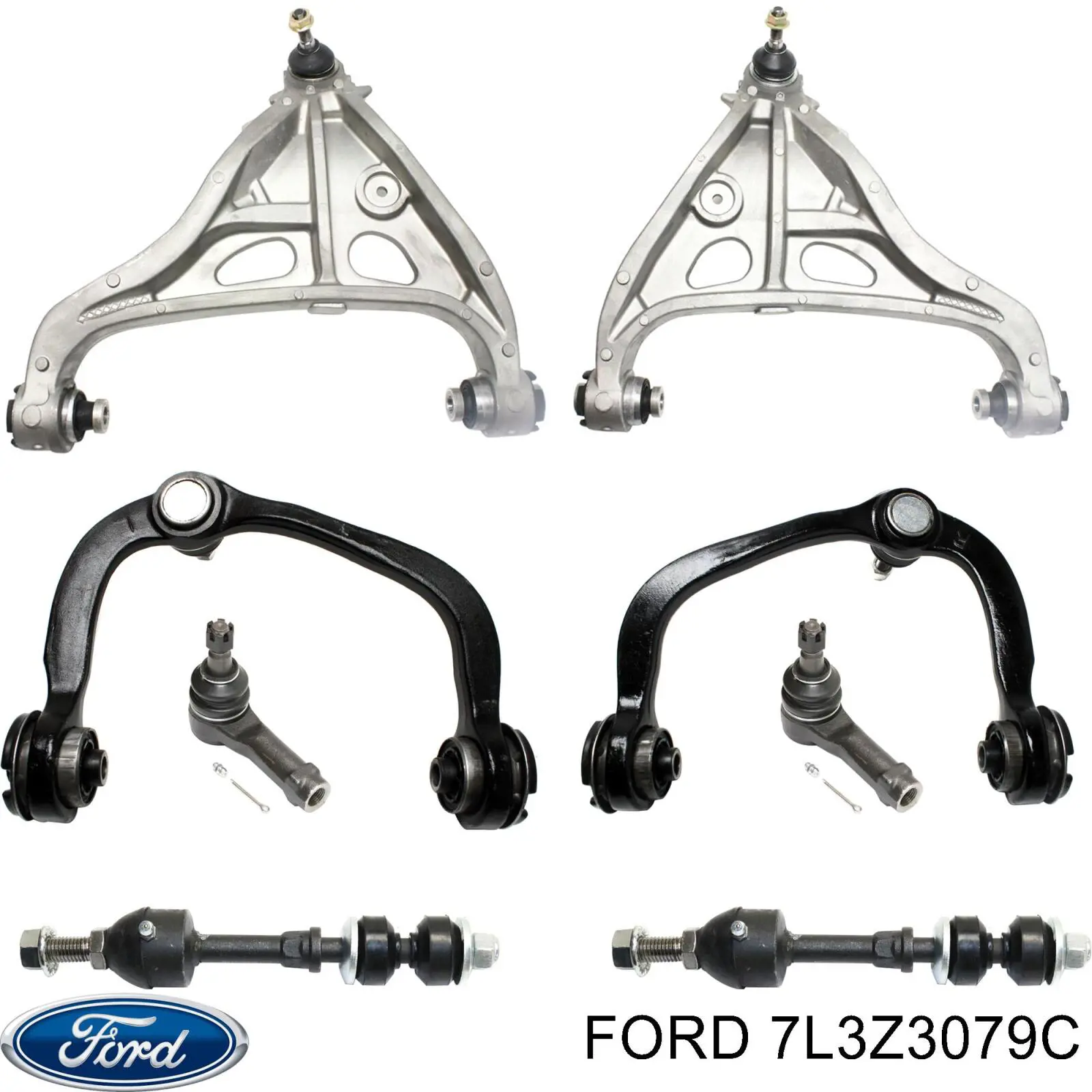 Купити 7L3Z3079C Ford Лівий важіль передній нижній підвіски