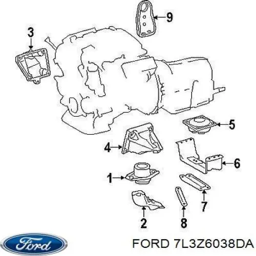 Купити 7L3Z6038DA Ford 