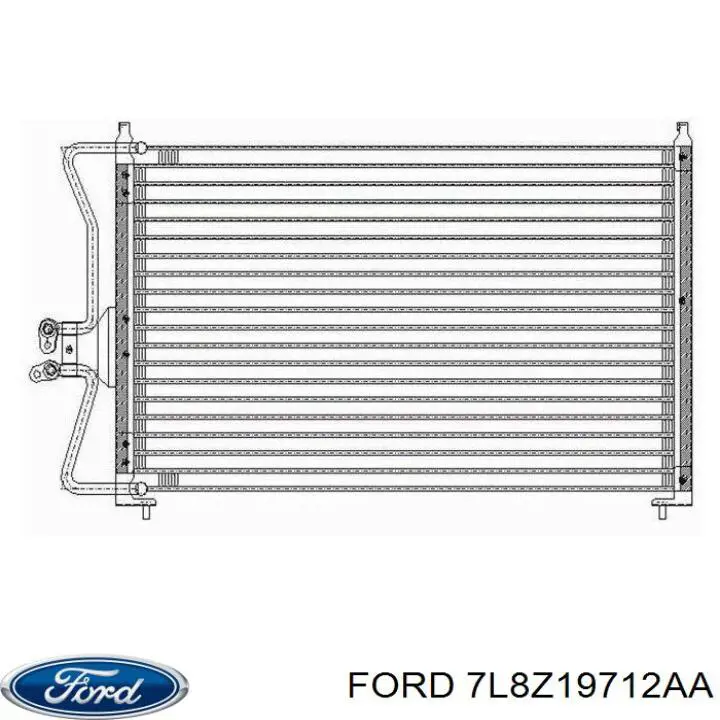 Купити Радіатор кондиціонера Ford Escape  