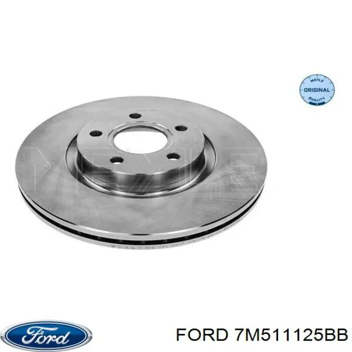 Диск переднього гальма Ford 7M511125BB ціна, від 51.03 USD