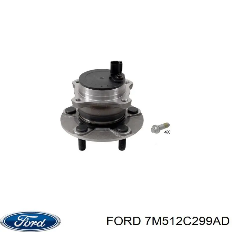 Маточини задніх коліс Ford 7M512C299AD ціна, від 59.26 USD