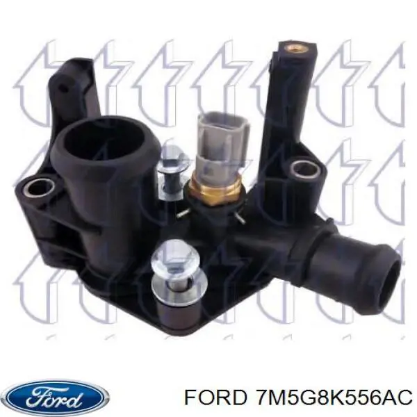 Купити 7M5G8K556AC Ford Фланець системи охолодження (трійник)