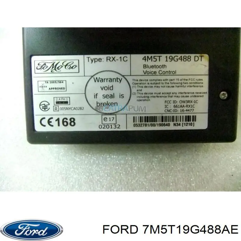 7M5T19G488AE Ford 