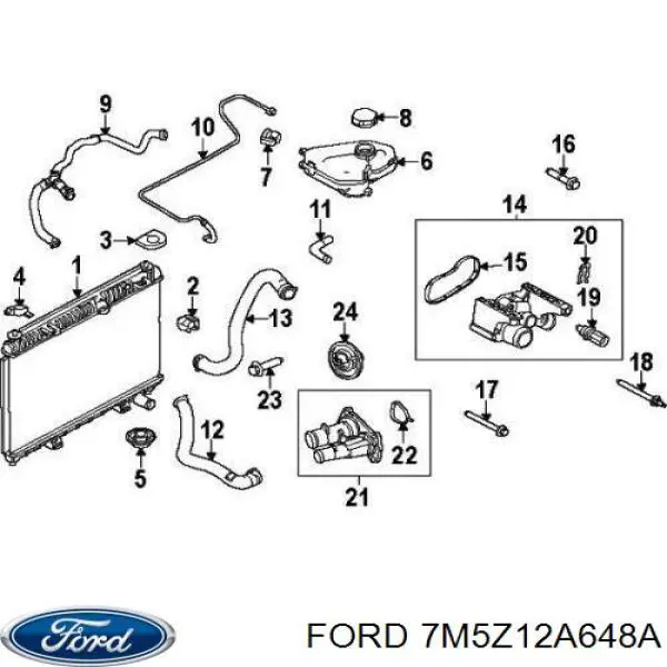 Датчик температури охолоджуючої рідини Ford Explorer (U5) (Форд Експлорер)