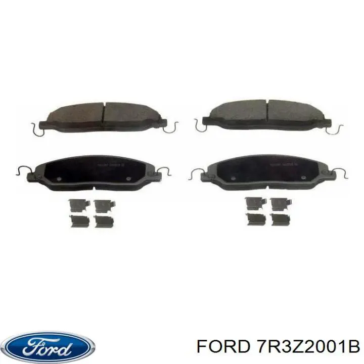 Купити 7R3Z2001B Ford Колодки гальмівні передні, дискові
