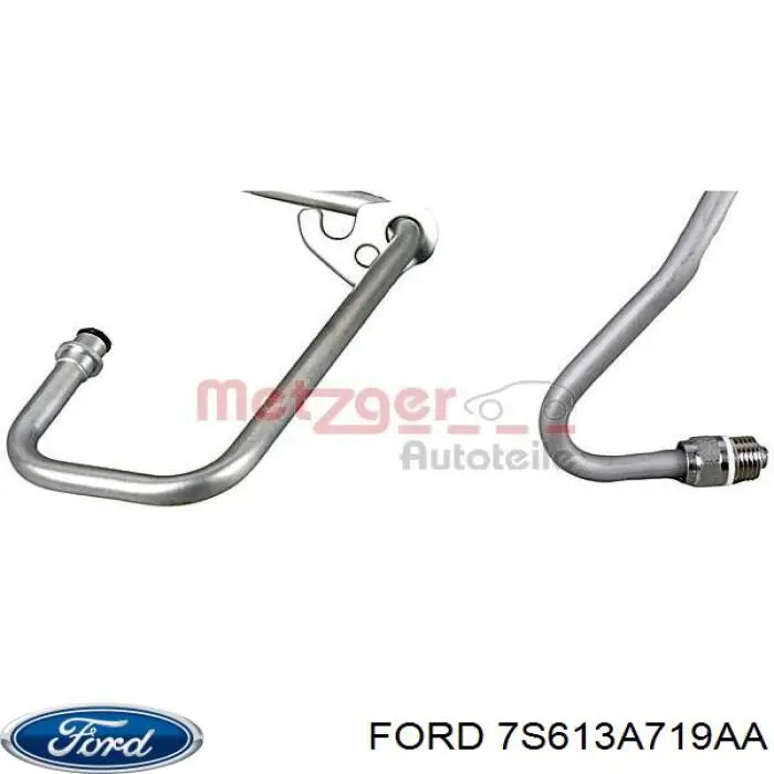 Купити 7S613A719AA Ford Шланг ГПК, високого тиску рейки керма