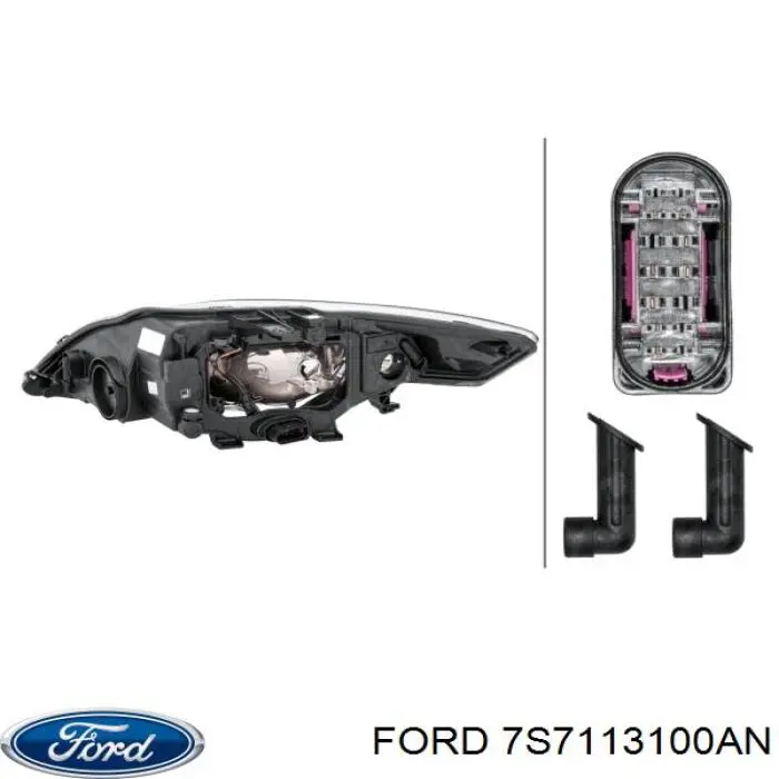 Фара правая Ford 7S7113100AN ціна, від 129.21 USD