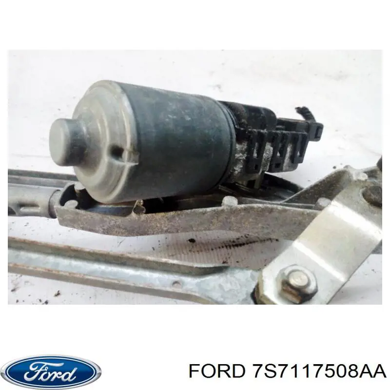 7S7117508AA Ford двигун склоочисника лобового скла (трапеції)