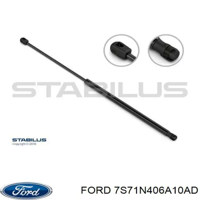 Амортизатор багажника 7S71N406A10AD Ford